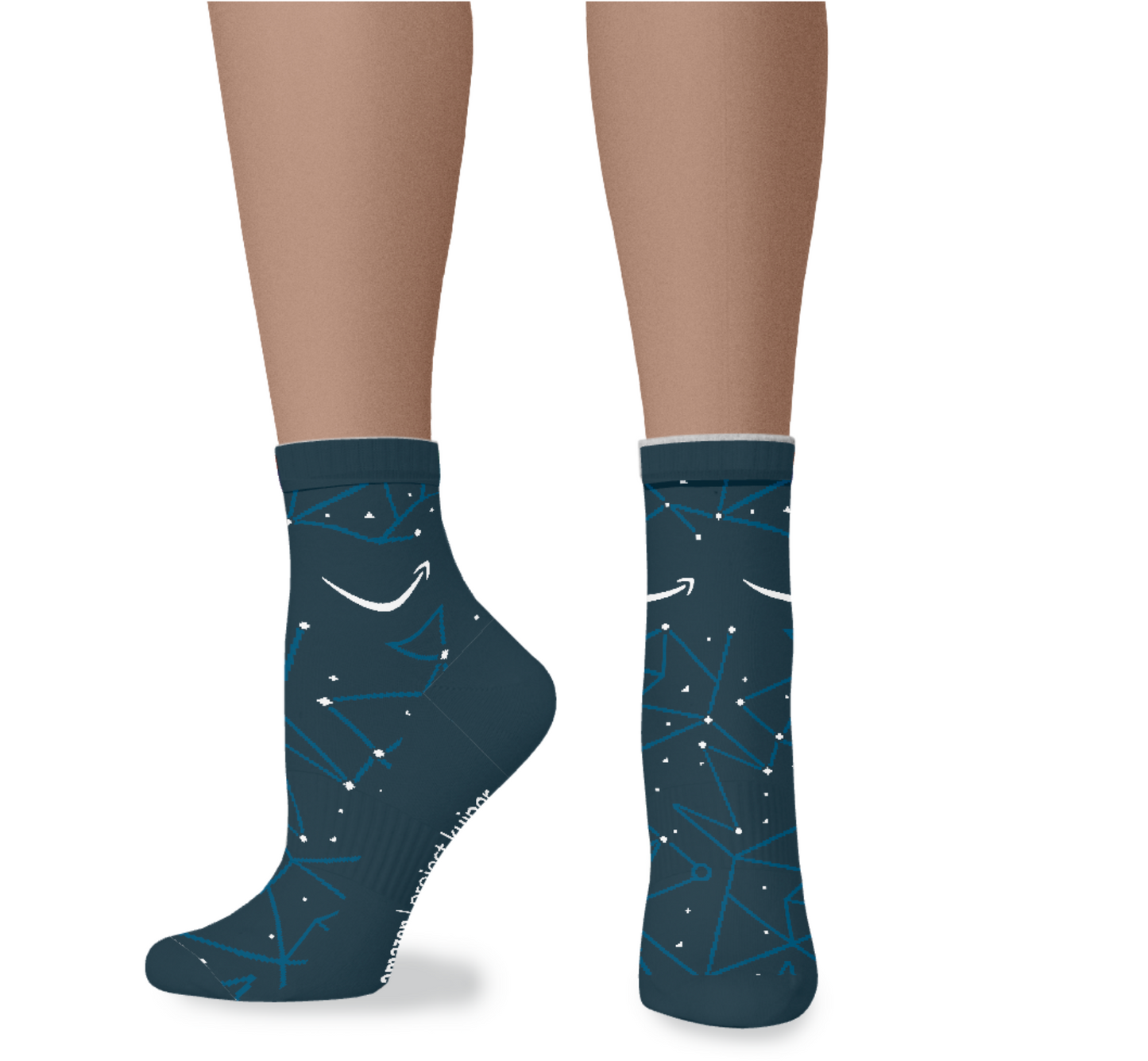 Custom Cotton Athletic Quarter Socks